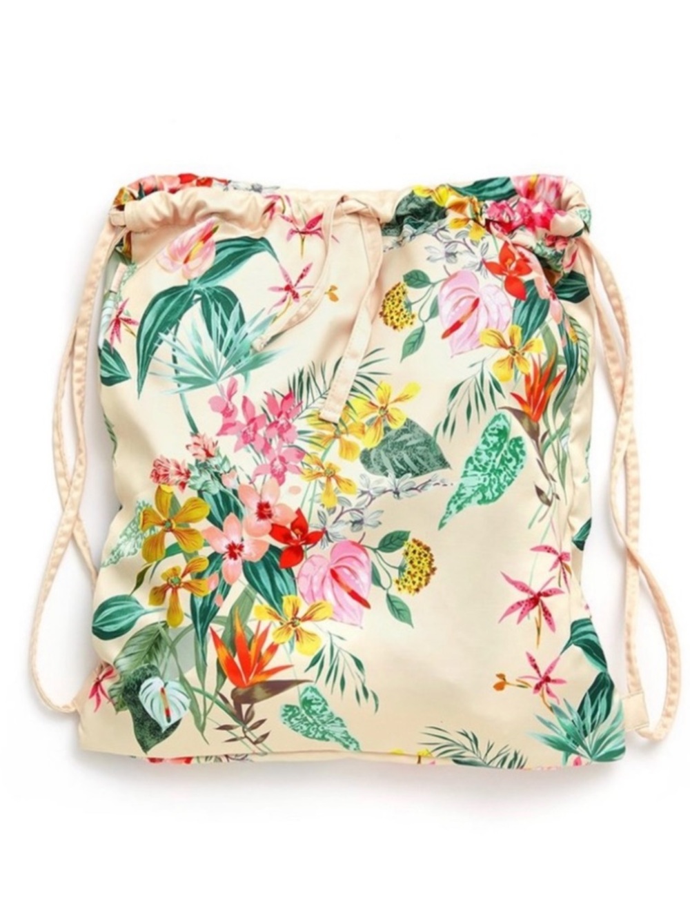 Bando Drawstring Floral Backpack New With Tags Got Your Back